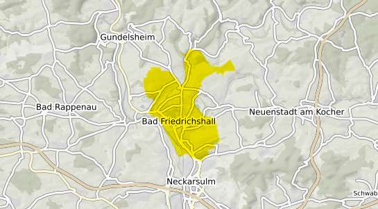 Immobilienpreisekarte Bad Friedrichshall